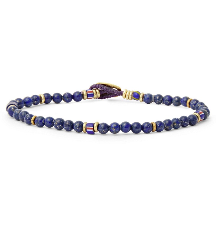 Photo: Mikia - Gold-Tone and Multi-Stone Bracelet - Blue