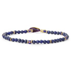 Mikia - Gold-Tone and Multi-Stone Bracelet - Blue