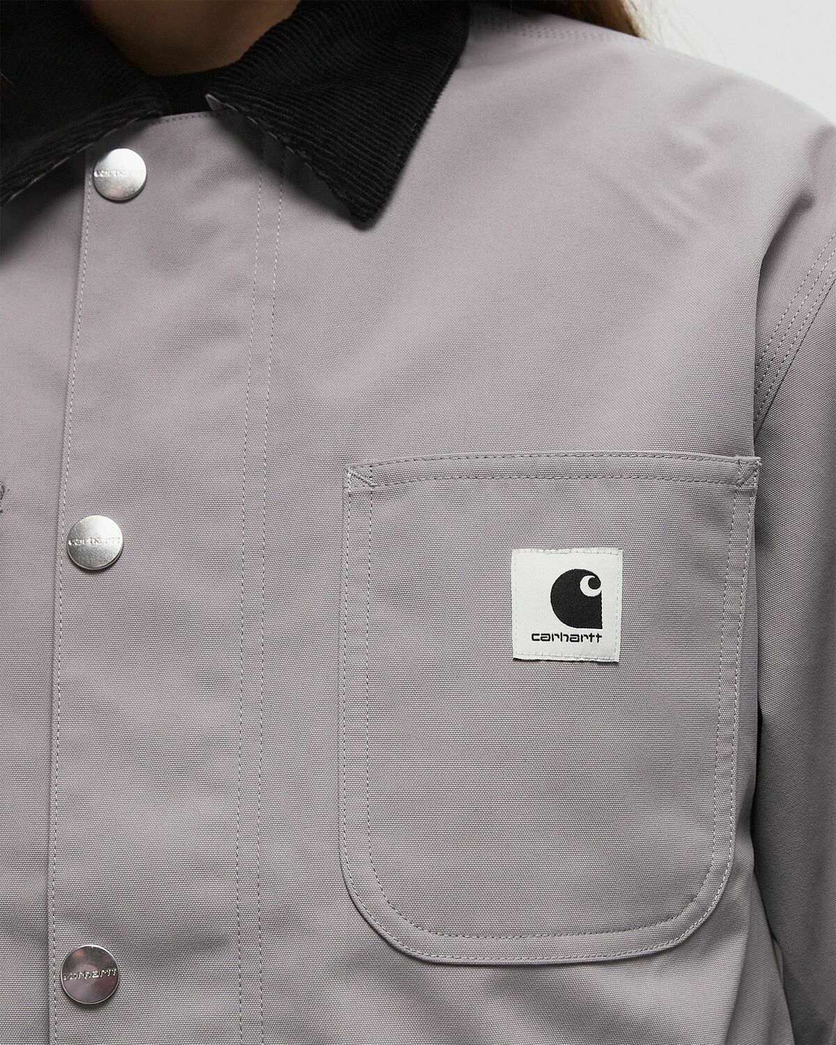 Carhartt WIP Clapton Jacket Purple Womens Bomber Jacket
