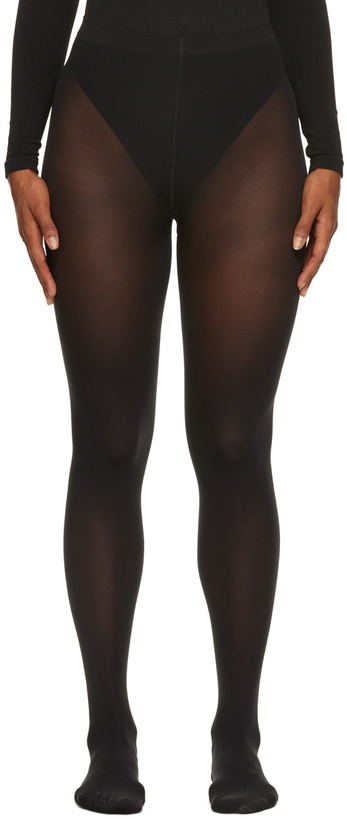 Photo: Wolford Black Velvet De Luxe 50 Tights