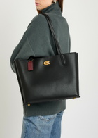 Coach Willow Pebbled Leather Tote bag - Black - One Size