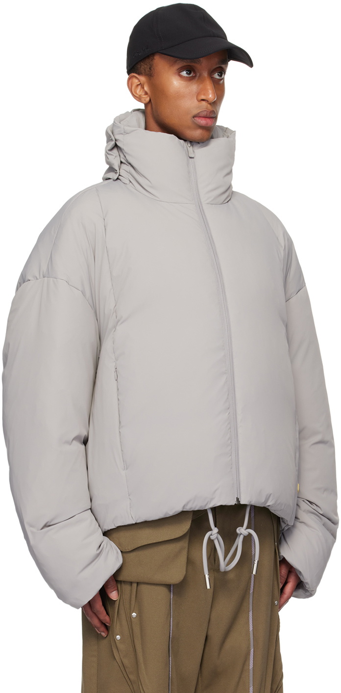 A. A. Spectrum Gray Malvern Down Jacket A. A. Spectrum