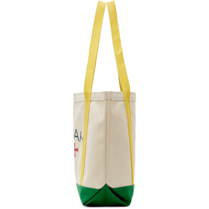 Noah NYC Yellow and Green Logo Tote Noah NYC