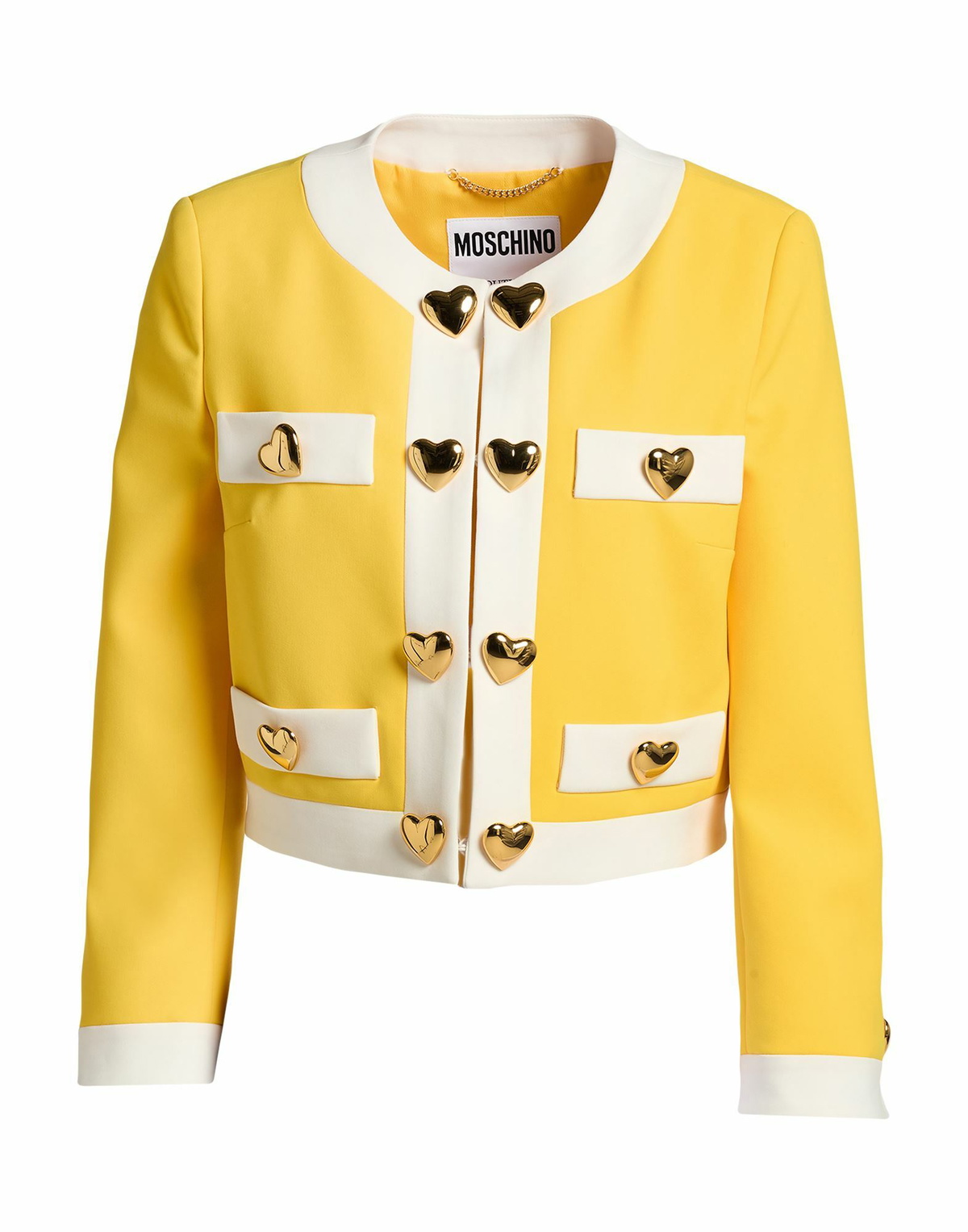Moschino Womens Blazer in Yellow