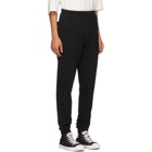 Sunspel Black Loopback Track Pants