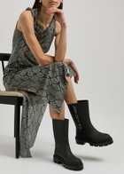 Off-white Reboot Printed Pvc Mid-calf Boots Black