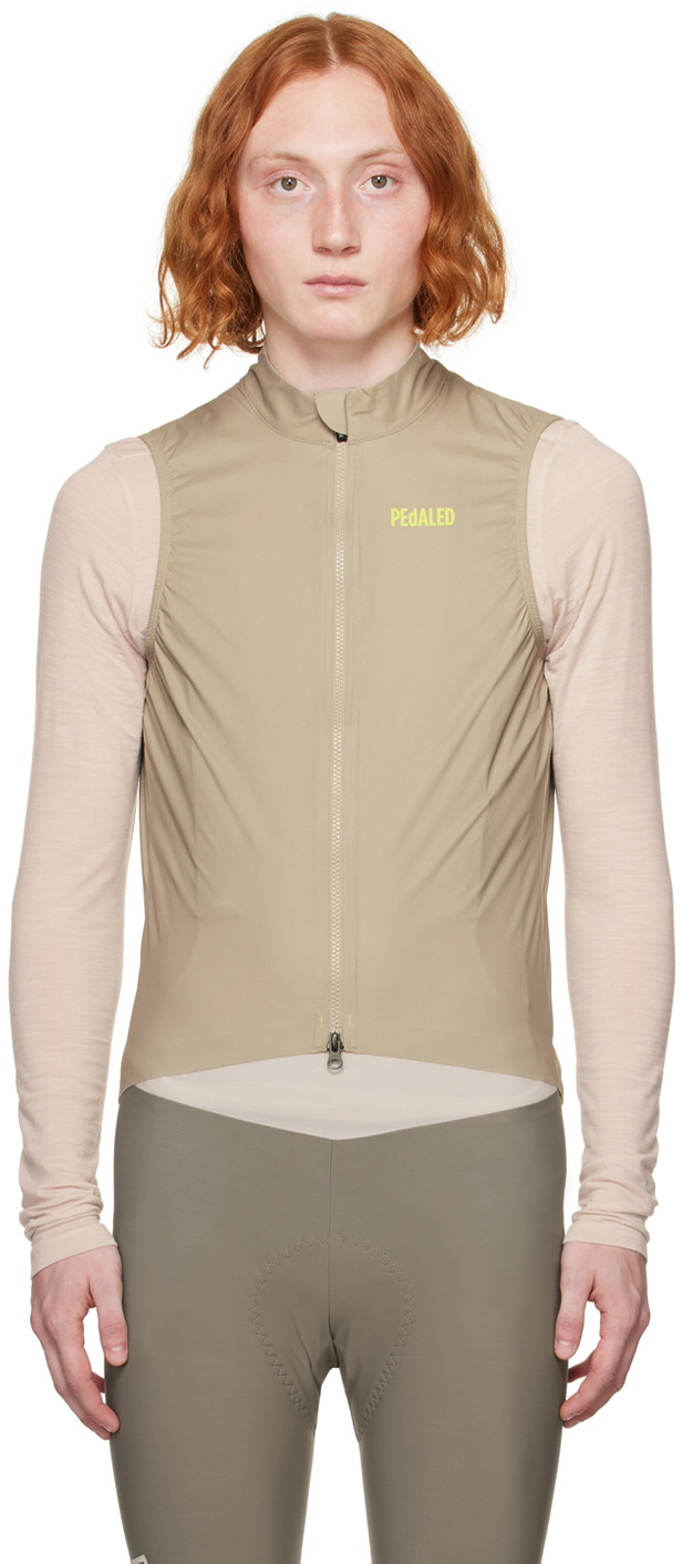 PEdALED Off-White Waterproof Vest