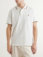 Polo Ralph Lauren - Logo-Embroidered Cotton-Piqué Polo Shirt - Neutrals