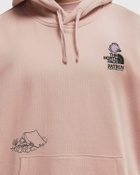 The North Face MOUNTAIN CLEANUP OVERSIZED HOODIE pink Mens Hoody