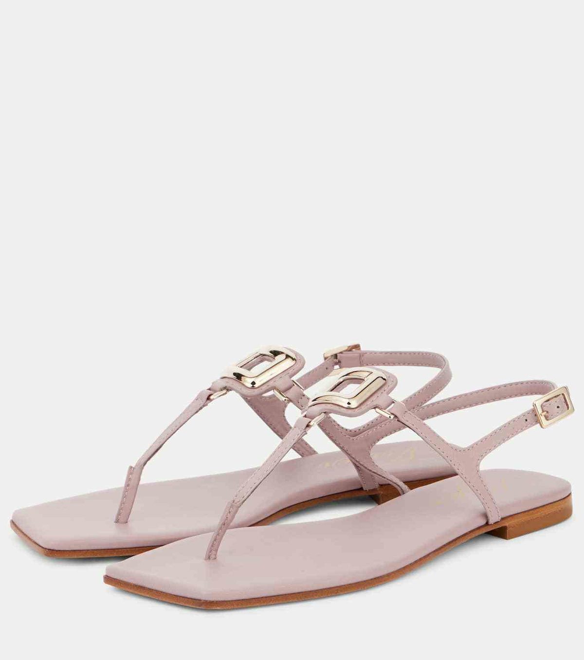 Roger Vivier Viv' By The Sea leather thong sandals