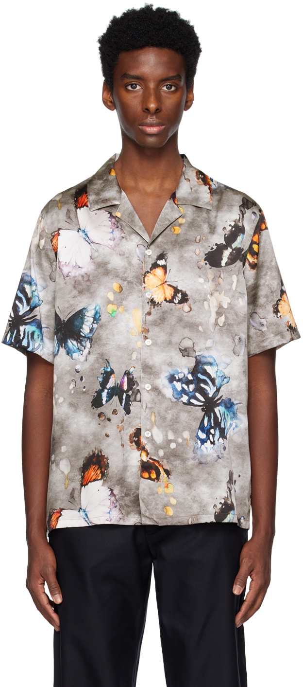 Photo: Nahmias Gray Butterfly Shirt