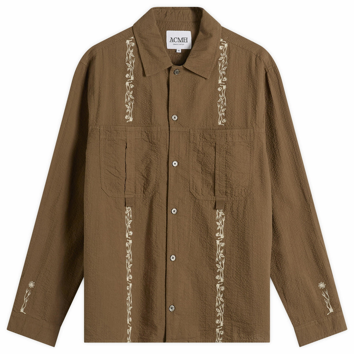 ACMH by Magic Castles Men's Newell Overshirt in Coffee Brown