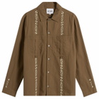 ACMH by Magic Castles Men's Newell Overshirt in Coffee Brown
