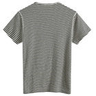 Nudie Jeans Co Women's Nudie Eve Stripe Slub T-Shirt in Ecru/Black