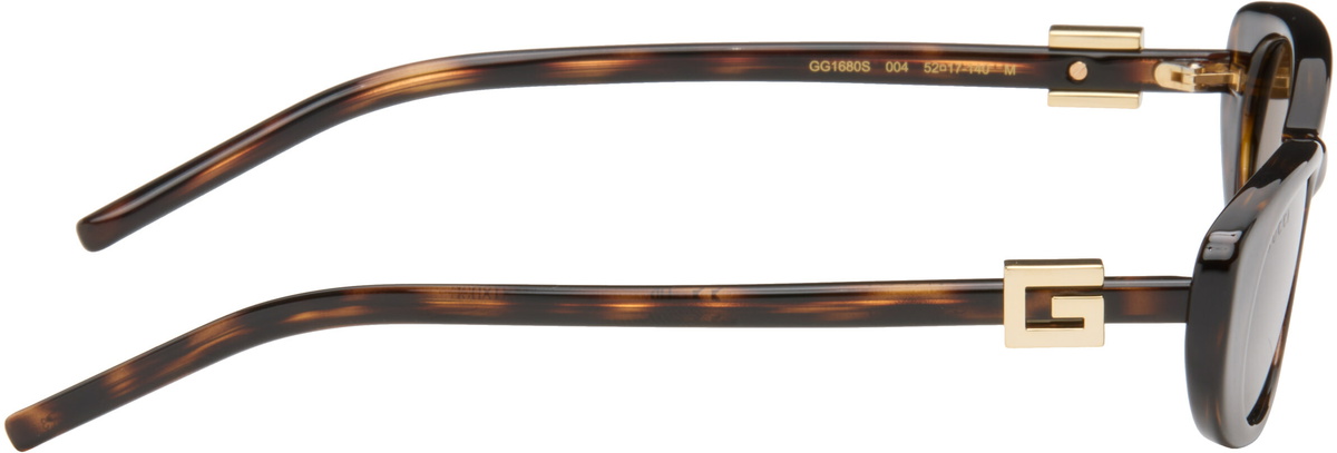 Gucci Brown Cat-Eye Sunglasses
