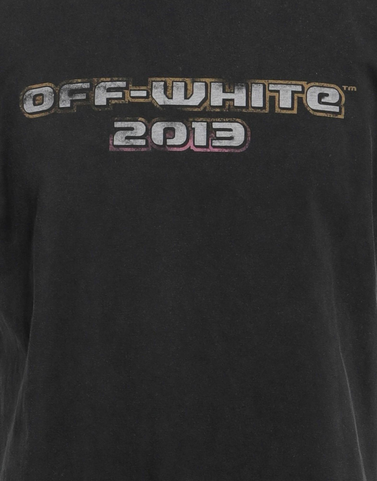 Off-white Mens T-shirt Charcoal