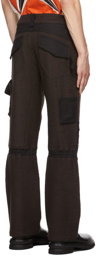 ADYAR SSENSE Exclusive Brown & Black Utility Cargo Pants