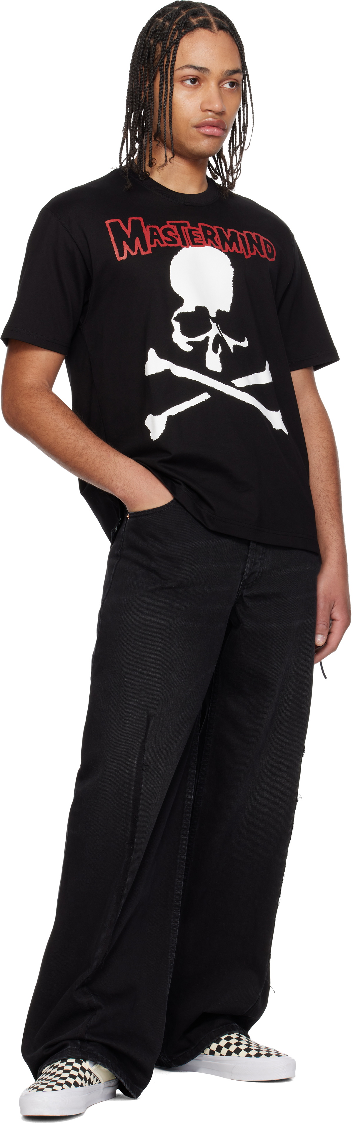 mastermind JAPAN Black Cult Punk T-shirt