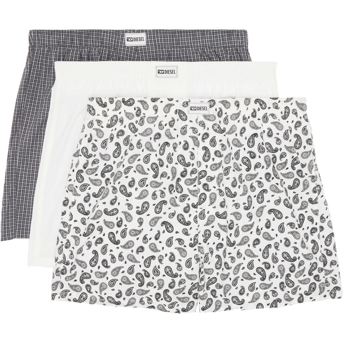 Diesel Three-Pack Multicolor Ryan-D-Core Boxers