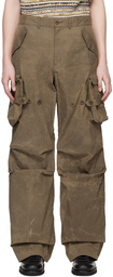 Andersson Bell Brown Fatani Crack Cargo Pants