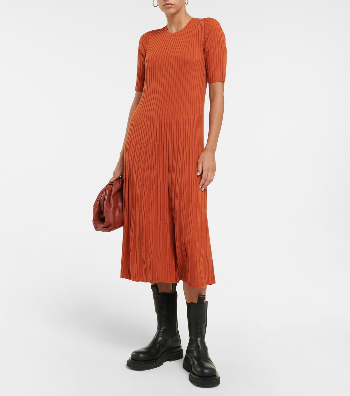 Joseph - Merinos ribbed-knit midi dress