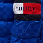 Tommy Jeans Men's Reversible Monogram Flag Parka Jacket in Cobalt/Black