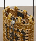 Loewe Paula's Ibiza raffia pouch with strap