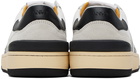 Lanvin White & Black Clay Sneakers