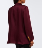 Blazé Milano Everynight double-breasted satin blazer