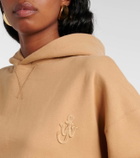 JW Anderson Logo cotton jersey hoodie
