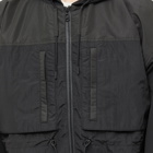 F/CE. Men's Oversized Mountain Parka Jacket in Black