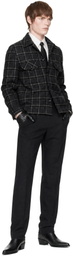 Ernest W. Baker SSENSE Exclusive Gray Check Overshirt