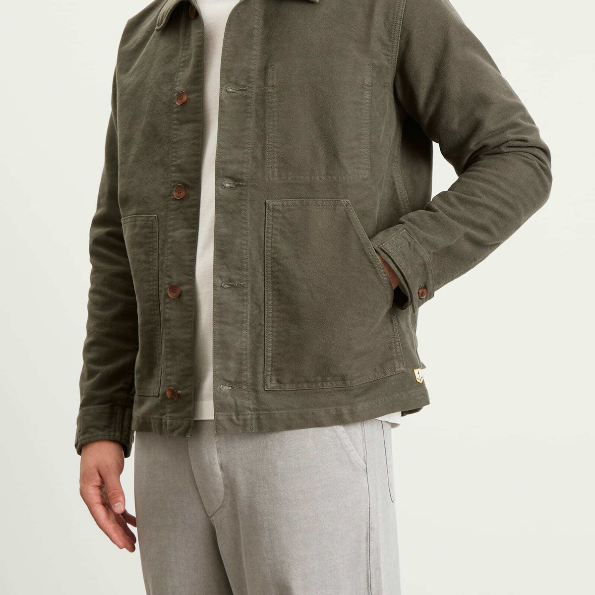 Armor-Lux Men's Fisherman Chore Jacket in Chimera