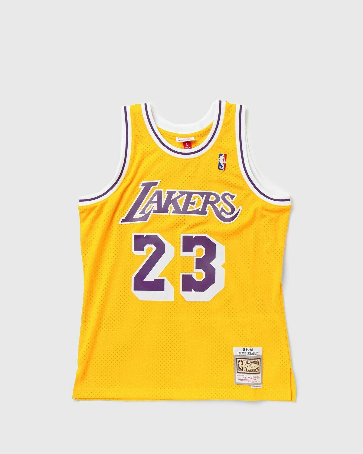 Mitchell & Ness Nba Swingman Jersey Los Angeles Lakers 1994 95 Cedric Ceballos #23 Yellow - Mens - Jerseys
