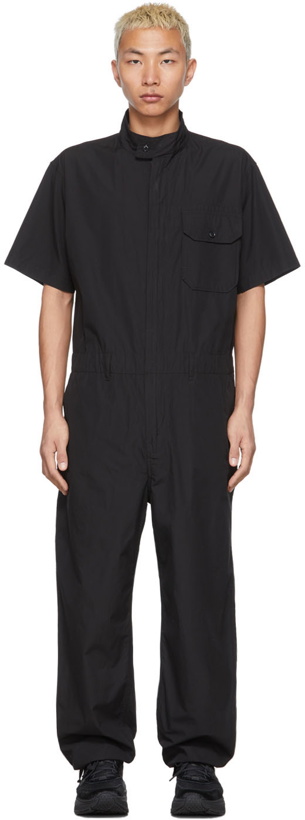 Photo: Engineered Garments Black 2PLY Broadcloth Jumpsuit