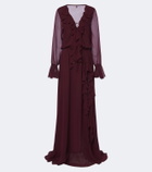 Bananhot Bellen ruffled maxi dress