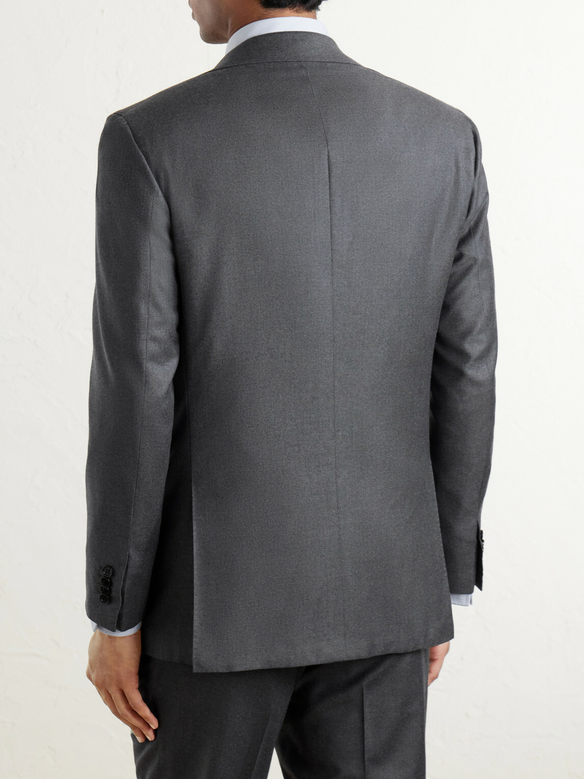 Kiton - Brushed Wool Suit Jacket - Gray