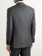 Kiton - Brushed Wool Suit Jacket - Gray