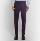 Paul Smith - Aubergine Soho Slim-Fit Wool Suit Trousers - Purple
