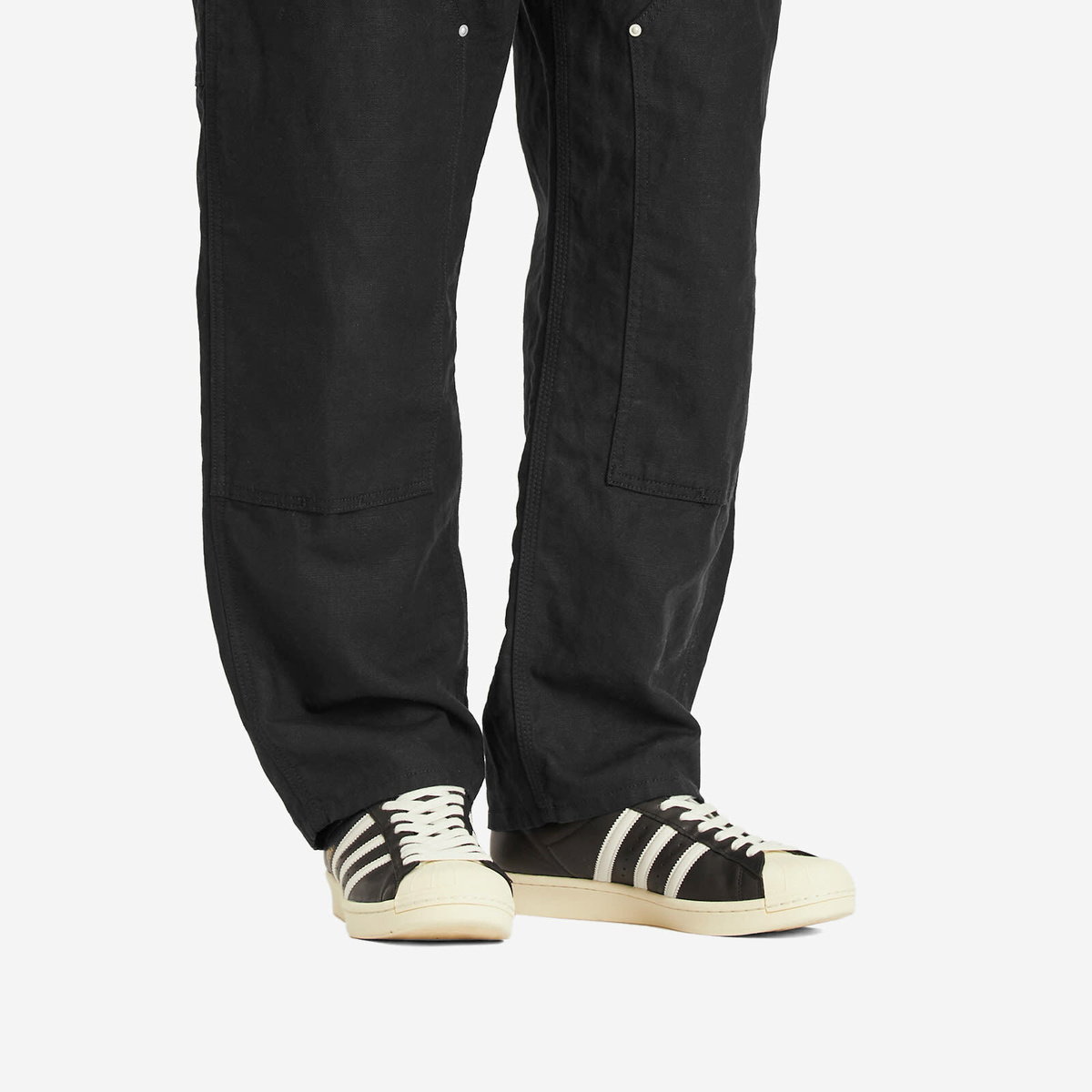 Adidas Men's Superstar Vintage Mig Sneaker in Core Black