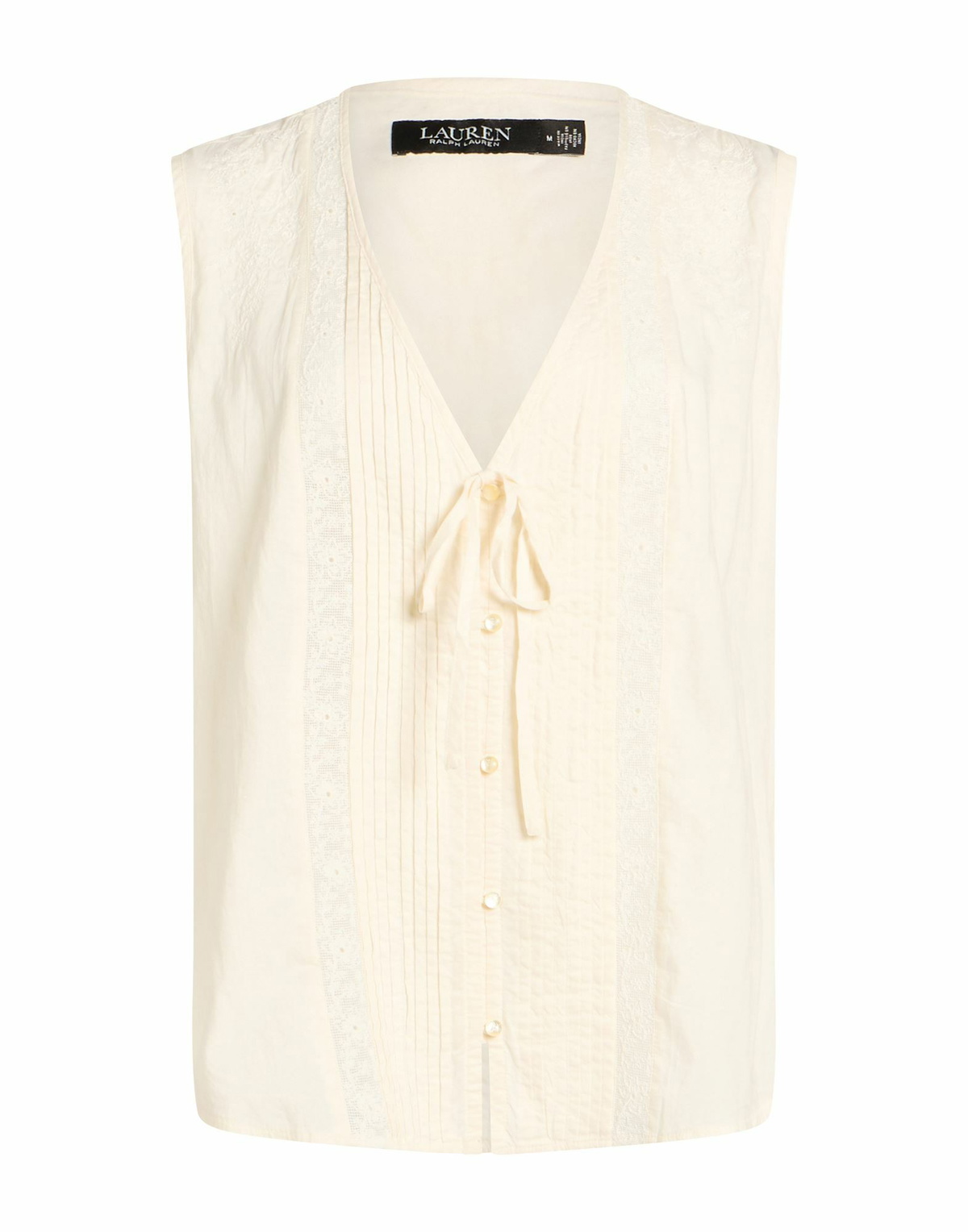 Lauren Ralph Lauren Womens Shirt Cream