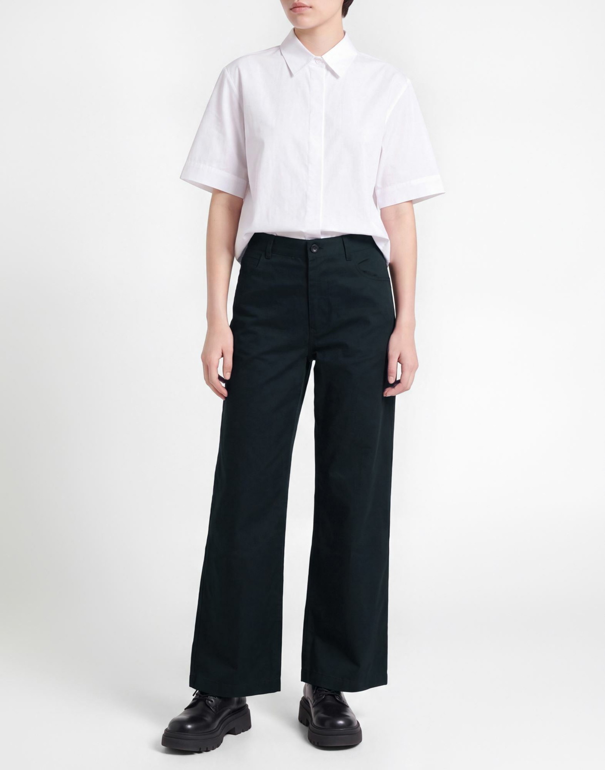 Roberto Collina Womens Pants Deep teal