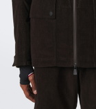 Moncler Grenoble Airolo cotton corduroy ski jacket