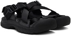 KEEN Black Zerraport II Sandals