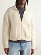 Cherry Los Angeles - Organic Cotton Zip-Up Cardigan - Neutrals