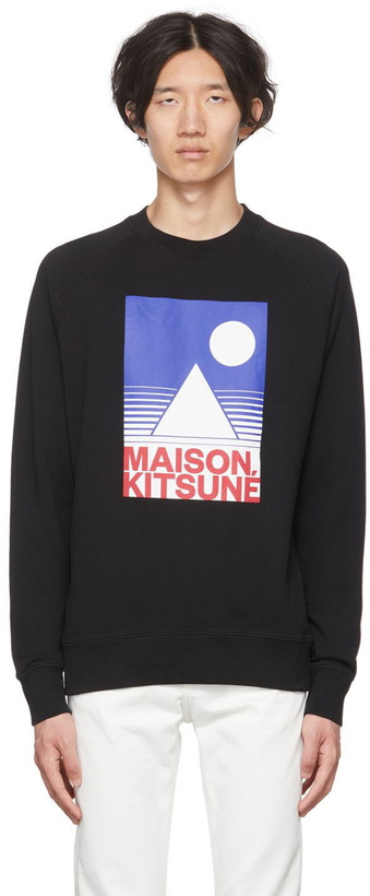 Photo: Maison Kitsuné Black Anthony Burrill Red Edition Sweatshirt