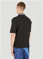 Buke Short Sleeve Polo Shirt in Black