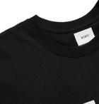 WTAPS - Logo-Print Cotton-Jersey T-Shirt - Black