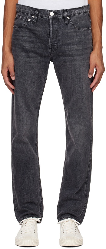 Photo: FRAME Gray 'The Straight' Jeans