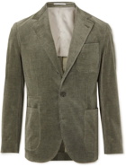 Brunello Cucinelli - Cotton-Blend Corduroy Blazer - Green